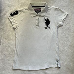 White U.S Polo with black details